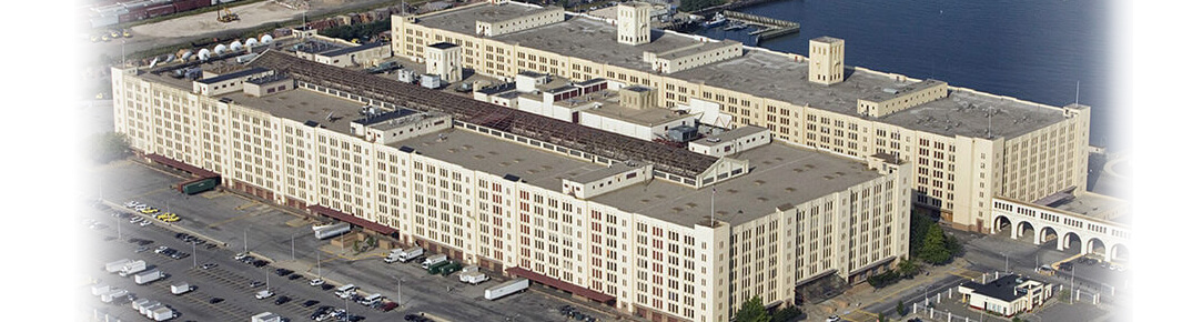 xequipped birds eye view of Brooklyn army terminal